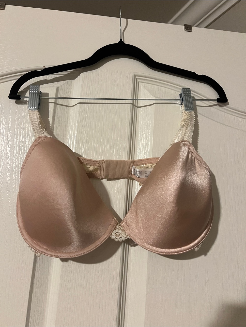 Wacoal Satin T-Shirt Bra - Light Blush and Ivory